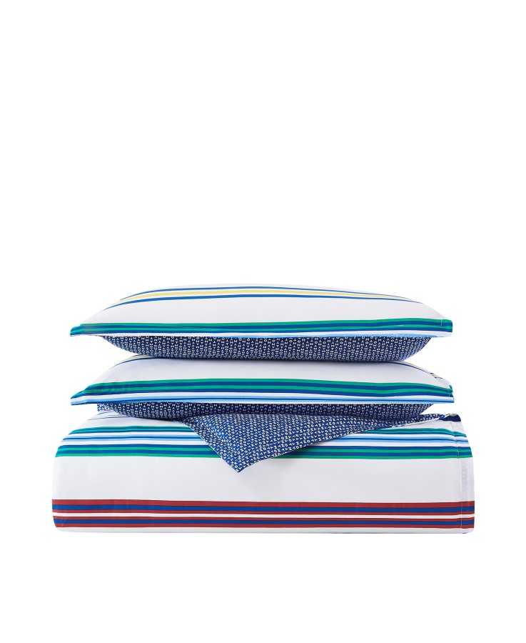Juego De Funda Nórdica Multi Rayas Cama Doble Tommy Hilfiger Argentina