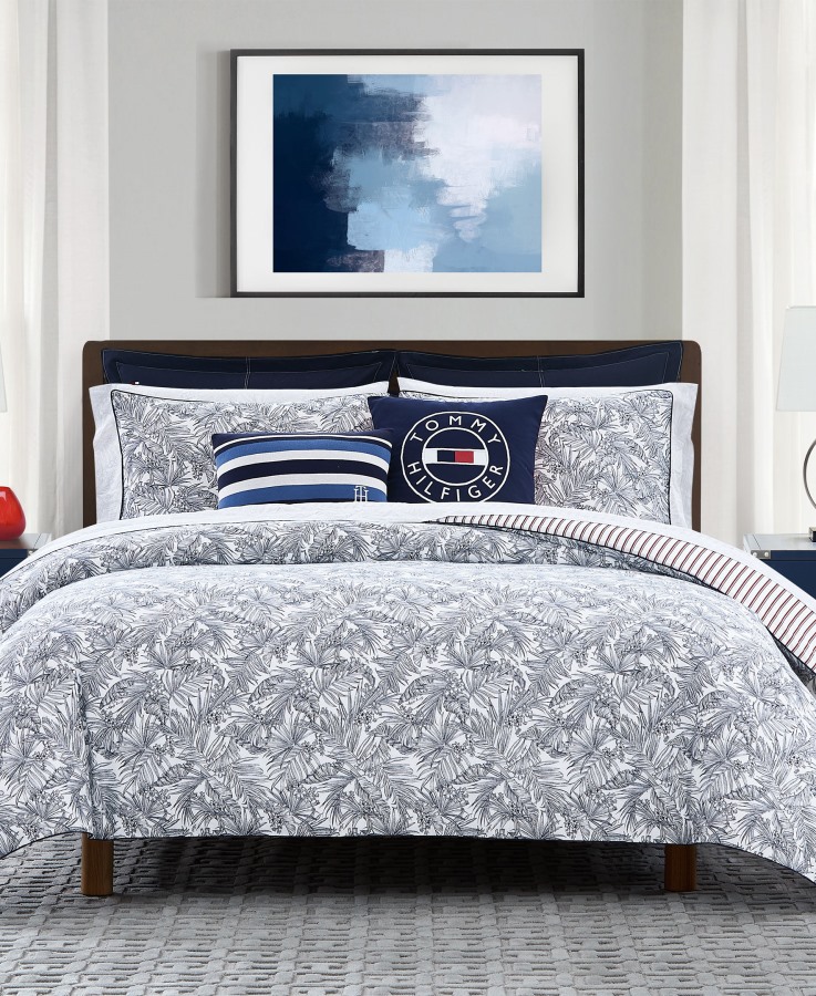 Multi Tommy Hilfiger Argentina Juego De Funda De Edredón Floral Tropical Cama Doble