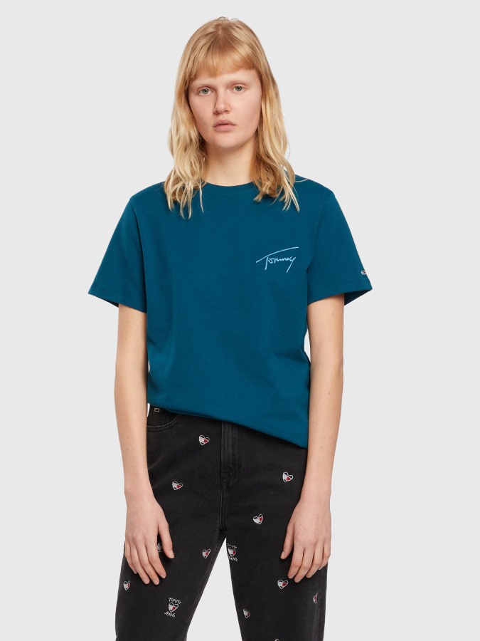 Tommy Hilfiger Argentina Camiseta Relajada Azul Marino