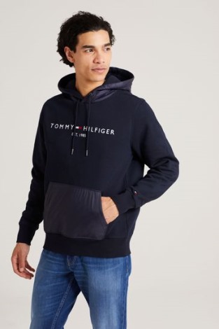 Sudadera Tommy Hilfiger Argentina Mix Media Azul
