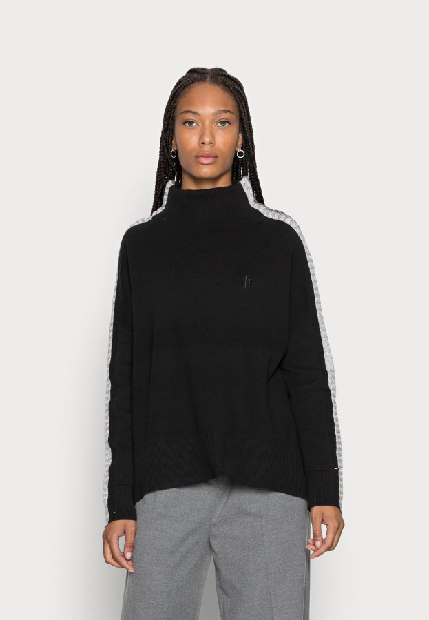 Tommy Hilfiger Argentina Negro Tarah Suéter Relajado Suéter Suéter