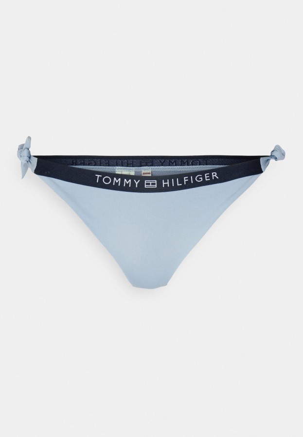 Braguita De Bikini Atrevida Con Lazo Lateral Daybreak Azul Tommy Hilfiger Argentina