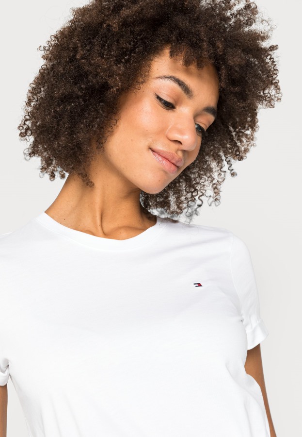 Cool Vestido Corto Vestido Jersey Blanco Tommy Hilfiger Argentina