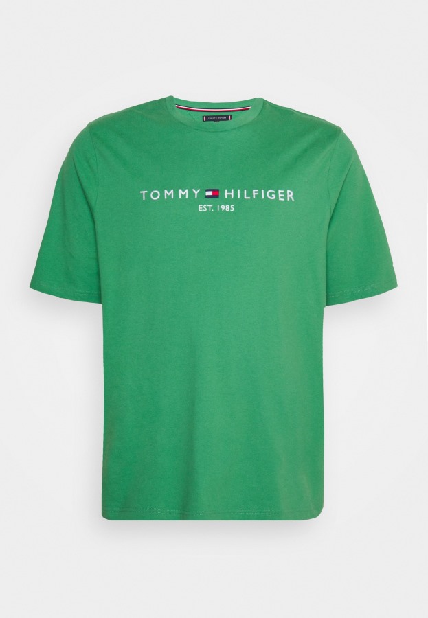 Camiseta Con Estampado Logo Tee Verde Central Tommy Hilfiger Argentina
