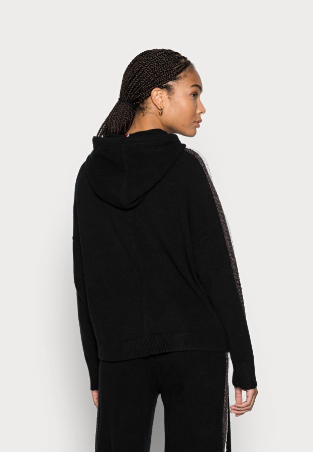 Tommy Hilfiger Argentina Negro Flex Sudadera Con Capucha Suéter Suéter