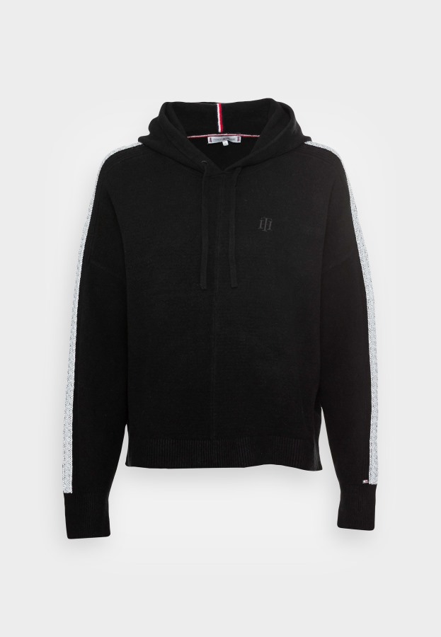 Tommy Hilfiger Argentina Negro Flex Sudadera Con Capucha Suéter Suéter