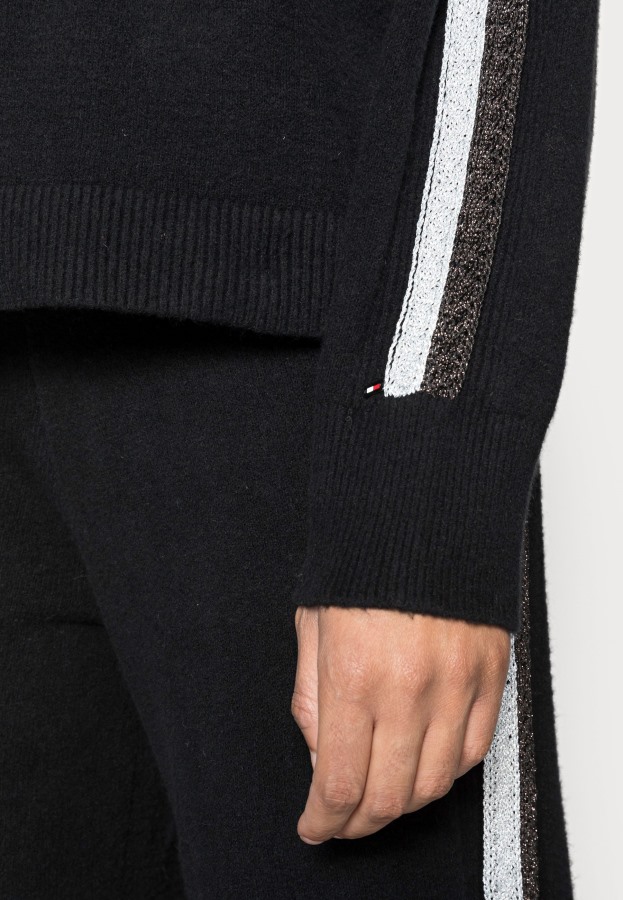 Tommy Hilfiger Argentina Negro Flex Sudadera Con Capucha Suéter Suéter