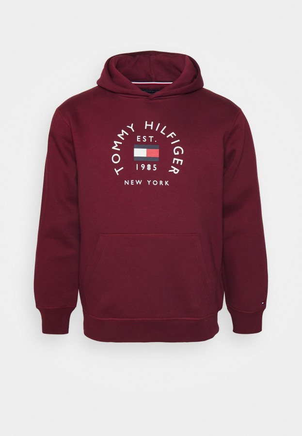Sudadera Tommy Hilfiger Argentina Deep Rouge Flag Arch Sudadera Con Capucha